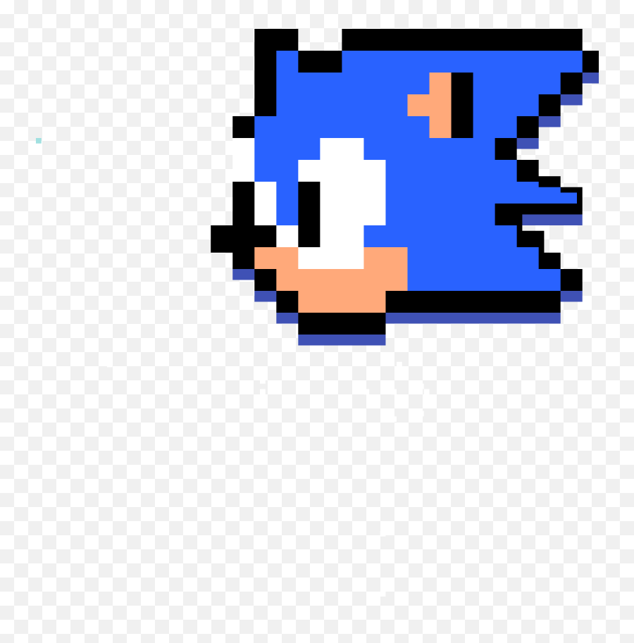 Pixilart - Sonic The Hedgehog Minecraft Png,Sonic Head Png