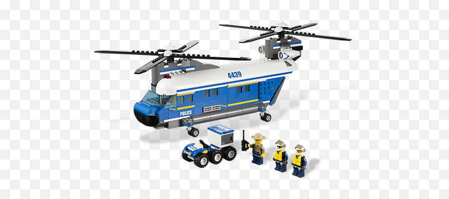 Lego City Sets - Lego Heavy Lift Helicopter Png,Police Helicopter Png