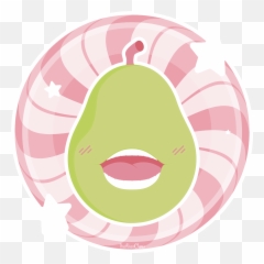 Pear Clipart Kawaii Transparent Free - Happy png