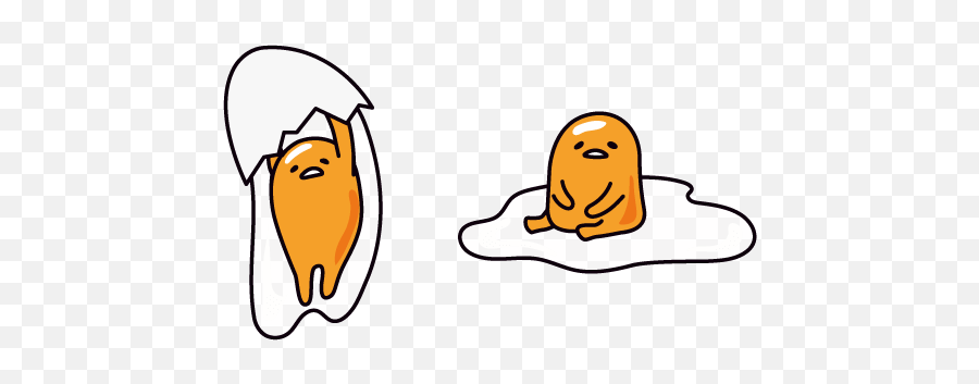 Gudetama Falling Cursor U2013 Custom - Happy Png,Gudetama Transparent