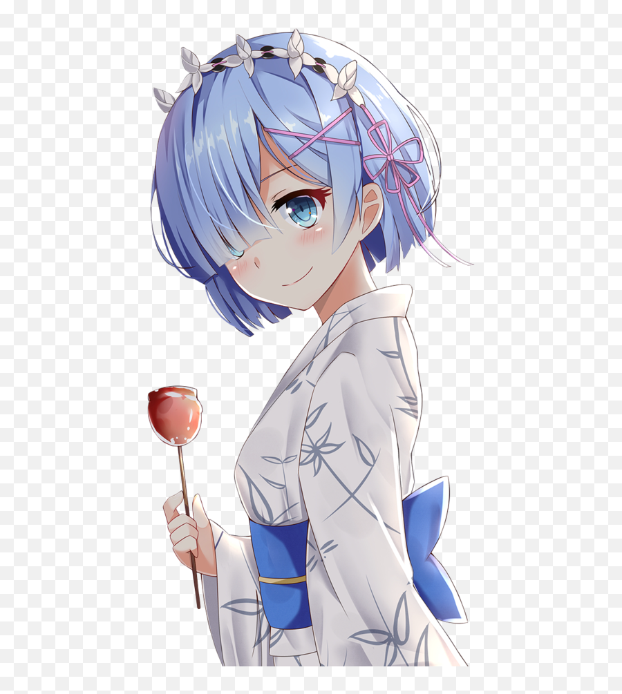 Rem Cute Transparent Png Image - Rem Re Zero Yukata,Rem Transparent