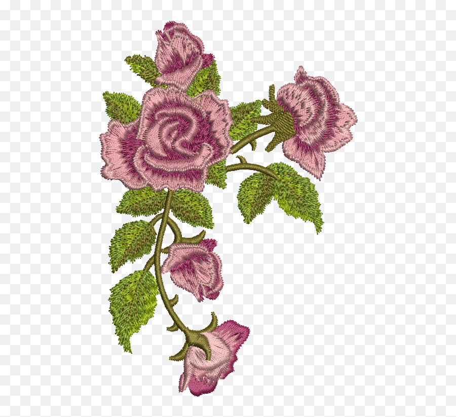 Sue Box Creations - Rose Flower Embroidery Png,Embroidery Png