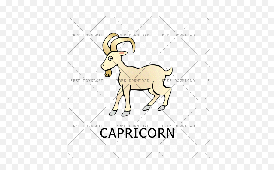 Capricorn Cc Png Image With Transparent Background - Photo Dibujo Facil Capricornio,Goats Png