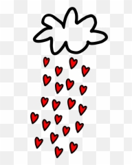 Lluvia De Corazones Rain Of Hearts 20 X 36 Cm 15 U20ac Cc By - De Corazones png