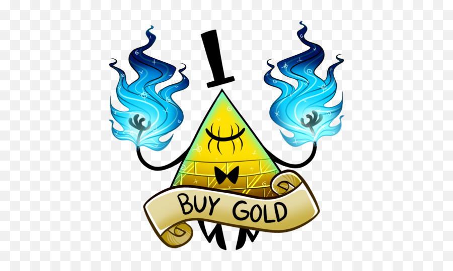 Gravityfalls Gold Buy Bill Cipher Billcipher Ciphe - Bill Cipher Buy Gold Png,Bill Cipher Png