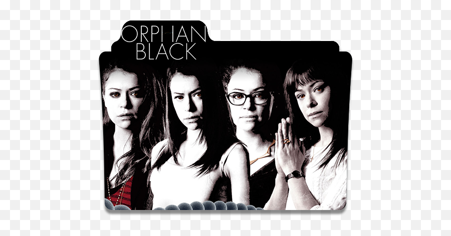 Download Television Icons 720p Orphan Computer Black High - Orphan Black Folder Icon Png,Television Icon Png