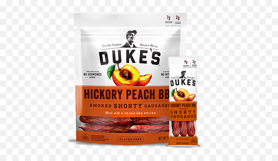 Hickory Peach Bbq - Dukes Beef Jerky Png,Peach Transparent