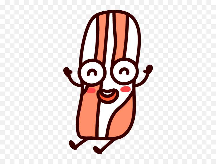 Free Online Meat Food Bacon Emoji Vector For Designsticker - Ugly Png,Food Emoji Transparent