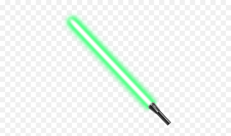 Green Lightsaber Transparent Image - Star Wars Green Lightsaber Png,Lightsaber Transparent