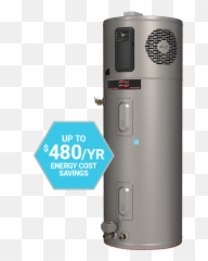 Ruud Ultra Series Hybrid Electric Water Heater - Portable png