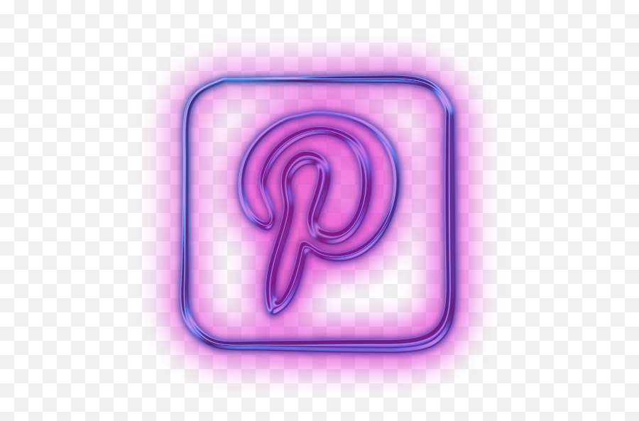 15 Pinterest Square Icon Images - Pinterest Logo Icon At Neon Icon Png,Pinterest Icon Png Transparent