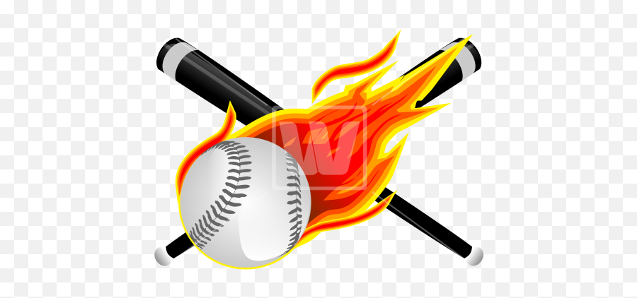 Baseball Flames Png