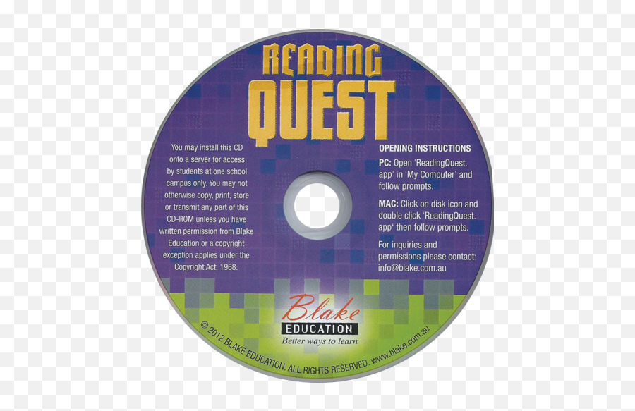 Reading Quest Cd Optical Disc Png - rom Icon