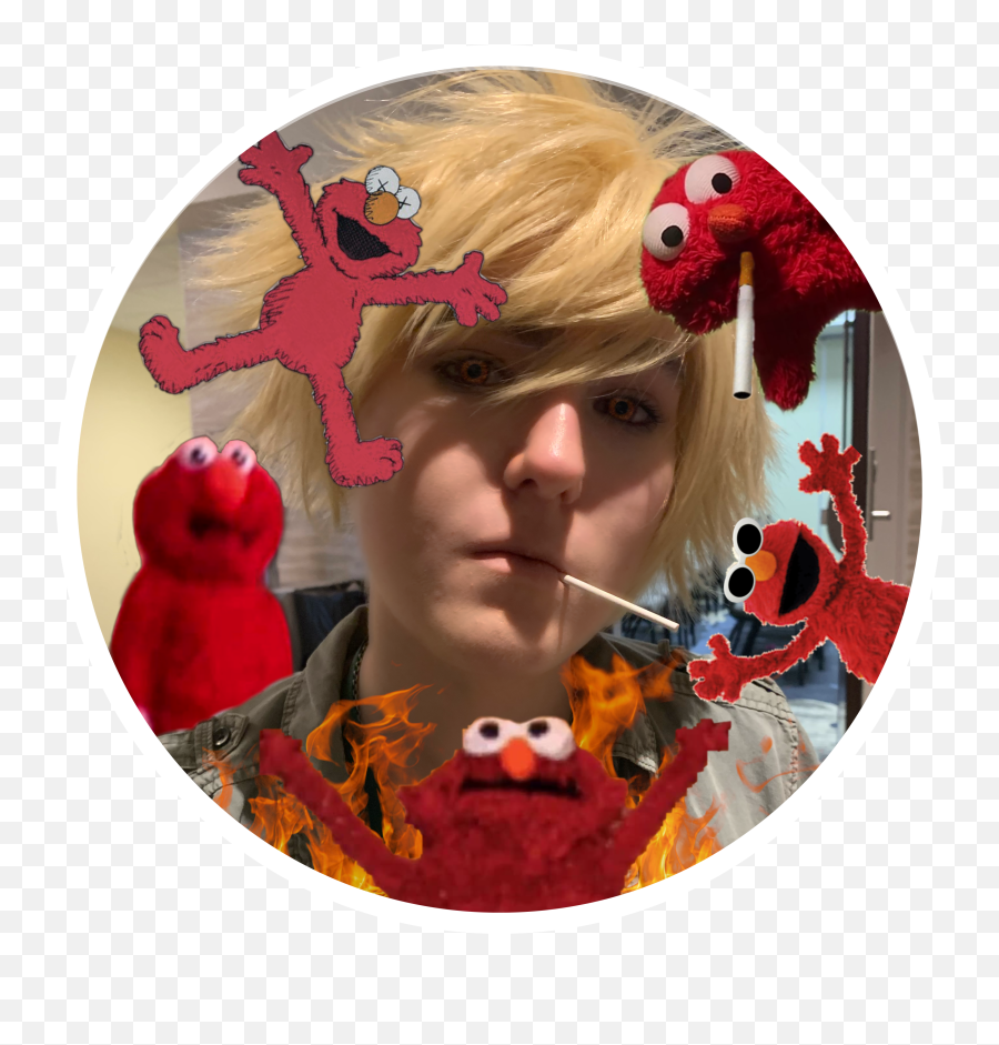 Elmo Bakugou Sticker By Kate - Fictional Character Png,Hell Icon