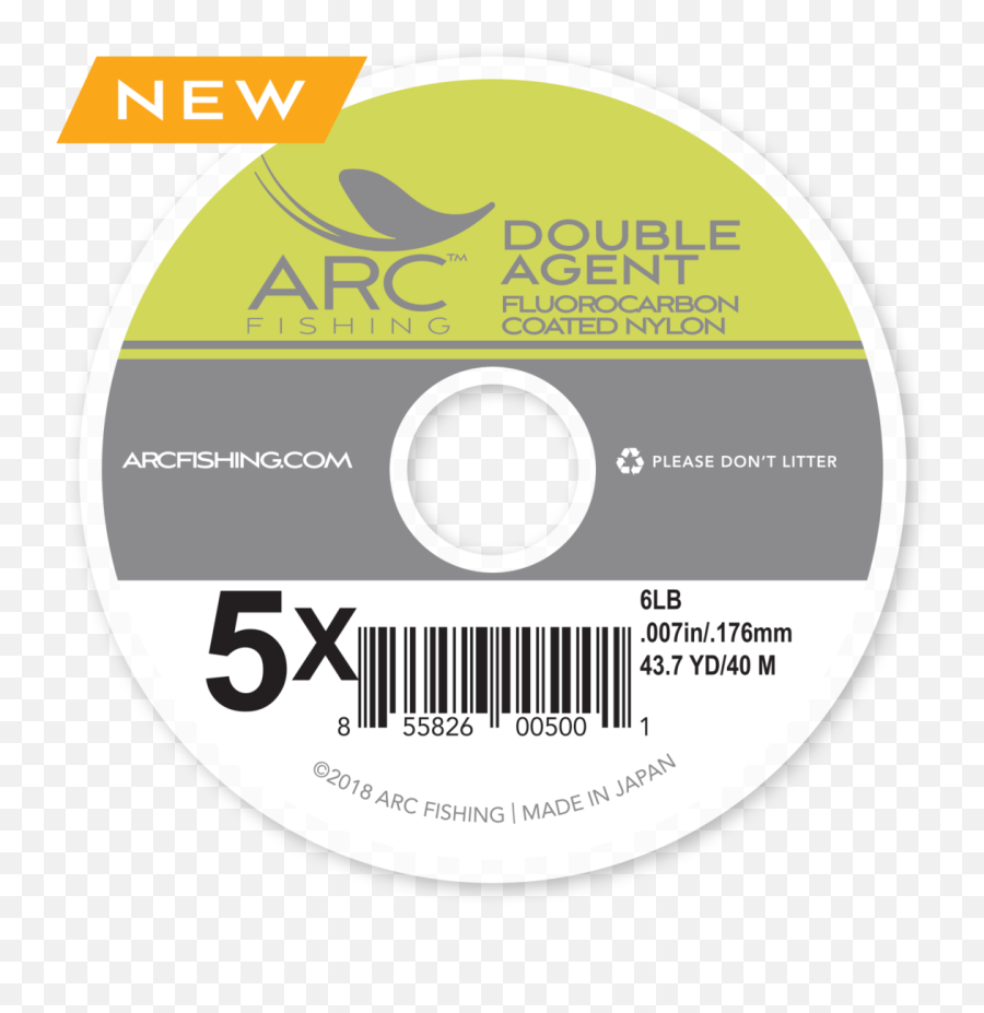 Arc Fishing Double Agent Fluorocoat Tippet - Optical Disc Png,Icon Arc Pants
