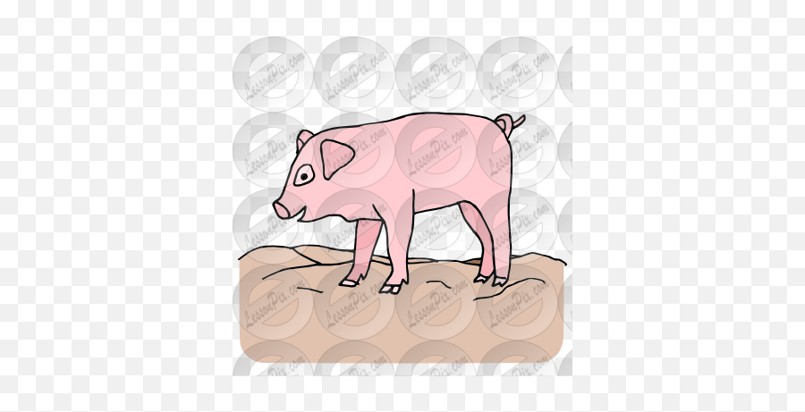 Piglet Picture For Classroom Therapy Use - Great Piglet Cartoon Png,Piglet Png