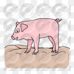 Piglet Picture For Classroom Therapy Use - Great Piglet Cartoon Png,Piglet Png