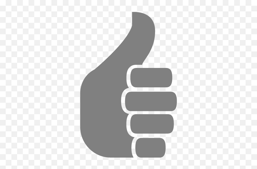 Gray Thumbs Up 3 Icon - Free Gray Thumbs Up Icons Gray Thumbs Up Icon Png,Thumbs Up Transparent Background