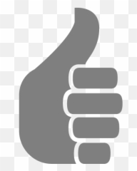 Gray Thumbs Up 3 Icon - Free gray icons Thumbs Up Icon png
