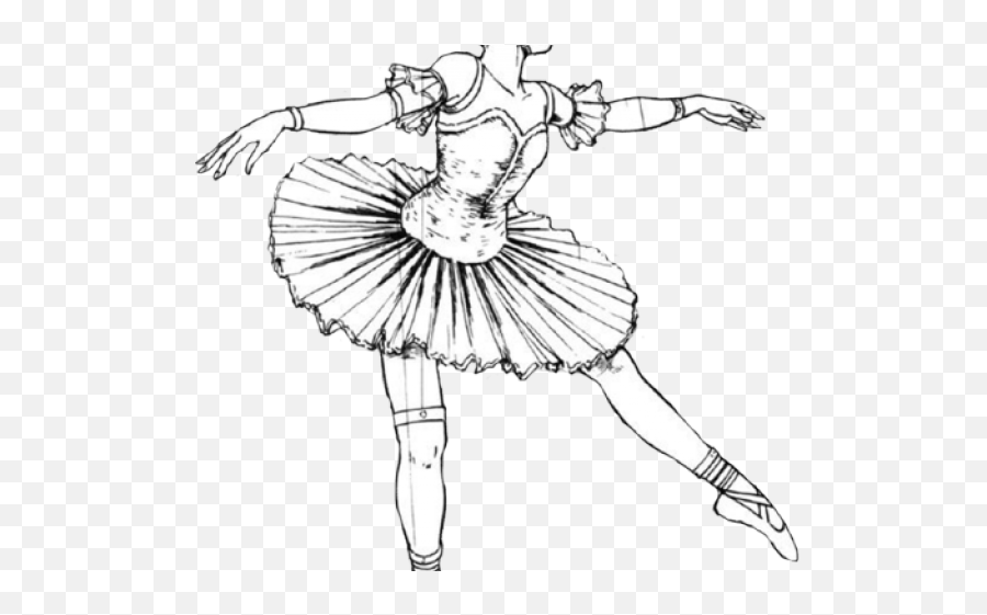 Download Hd Drawn Ballet Tumblr Transparent - Drawing Ballerina Drawing Png,Tumblr Transparent Png