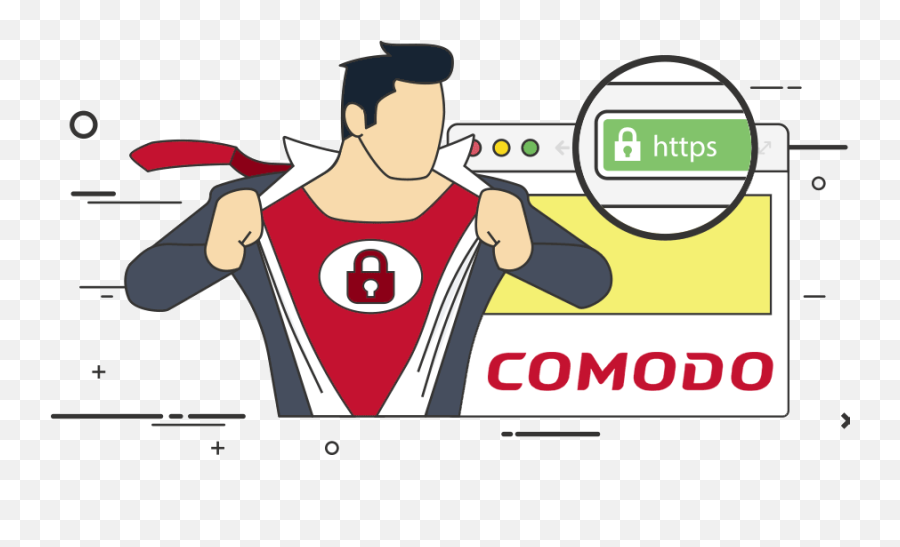 Comodo Ssl Certificates - Ssl Certificate Cartoon Png,Comodo Icon
