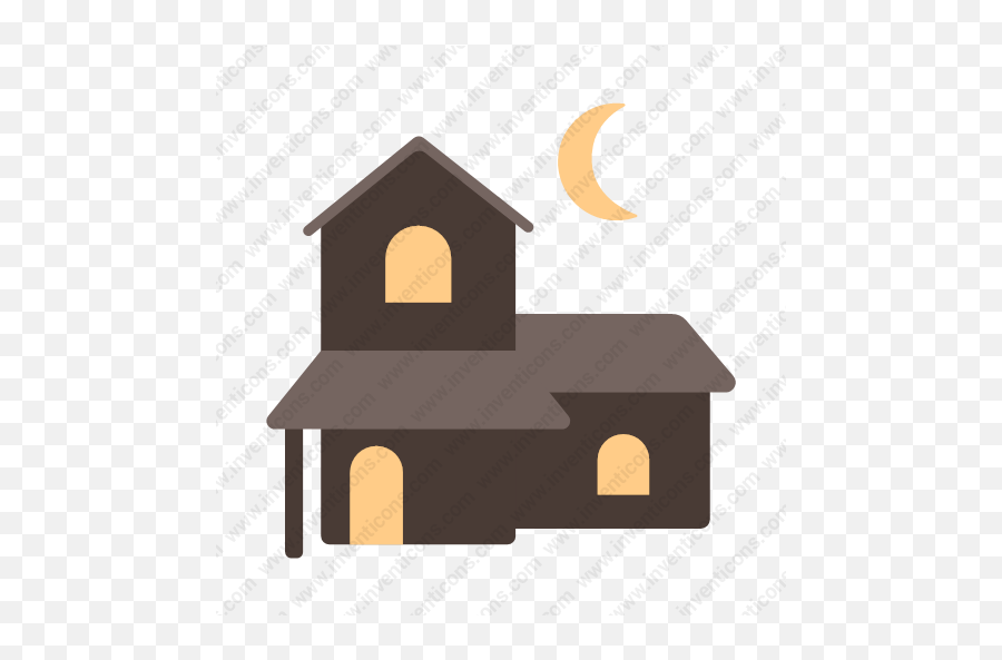 Download Haunted House Vector Icon Inventicons - Celestial Event Png,Haunted House Icon