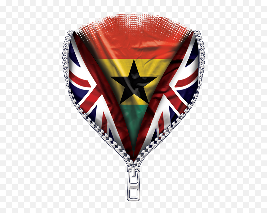 Ghana Flag Zipped British Greeting Card For Sale By Jose O - Philippines And British Flag Png,Ghana Flag Icon