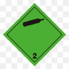 Dangerous Goods Hazmat Sign Signes Flammable 57 - Non Gas Png