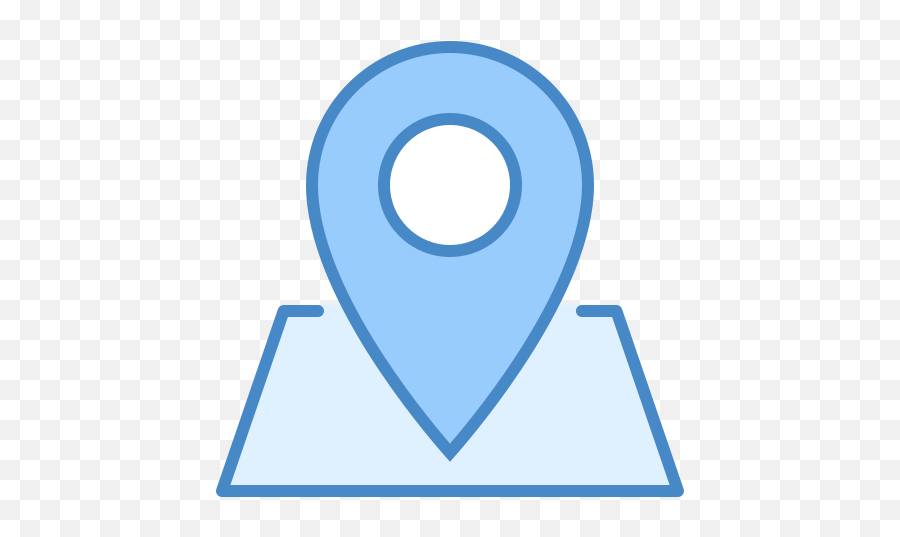 Address Icon In Blue Ui Style - Dot Png,Blue Location Icon