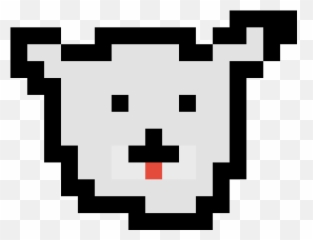 Dog Head - 8 Bit Paper Full Size PNG Download SeekPNG Mushroom Pixel Art