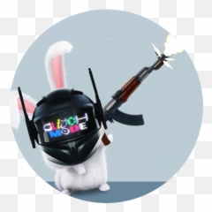 Ainaa Anjwaaii Twitter - Snowball Rabbit Ak 47 png