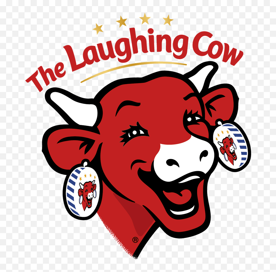 Cheese Wedges Dippers And - Laughing Cow Cheese Wedges Png,Cow Logo