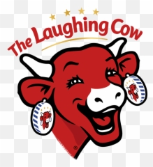 Cheese Wedges Dippers And - Laughing Cow Cheese Wedges Png,Cow Logo