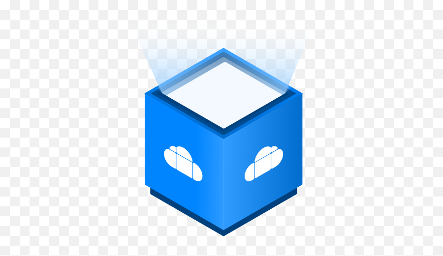 About - Horizontal Png,Box Cloud Icon