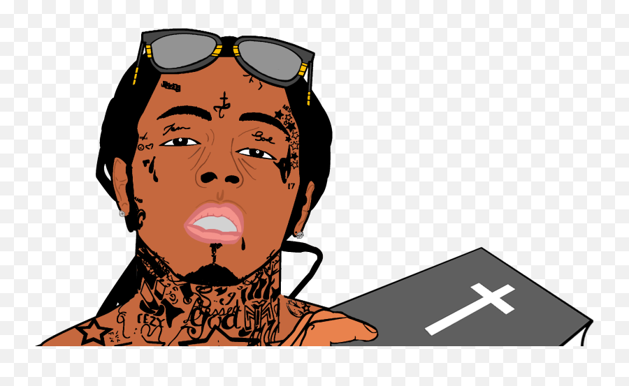 Lil Wayne 2017 Cartoon Transparent Png - Lil Wayne Cartoon Head,Lil Wayne Png