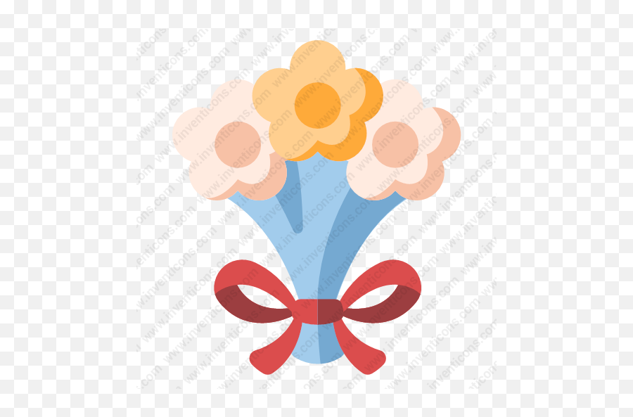 Download Bouquet Vector Icon Inventicons - Girly Png,Bouquet Icon