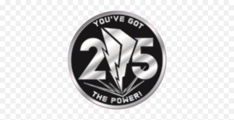 Pr 25 Coin Logo Icon - Power Rangers 2018 Mini Wall Calendar Png,Ranger Icon
