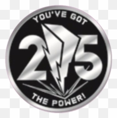 Pr 25 Coin Logo Icon - Power Rangers 2018 Mini Wall Calendar png