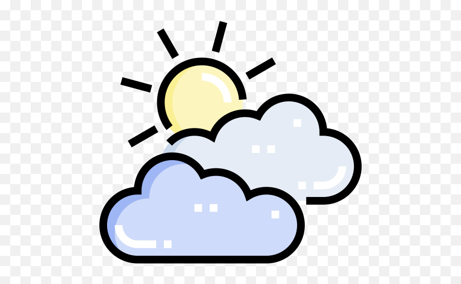 Weather - Free Weather Icons Png,Mostly Cloudy Icon