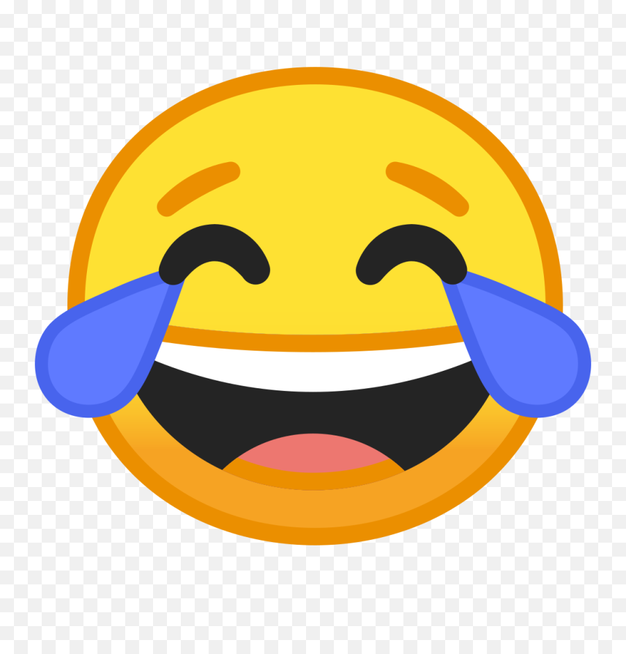 Face With Tears Of Joy Emoji - Android Laughing Crying Emoji Png,Tear Emoji Png