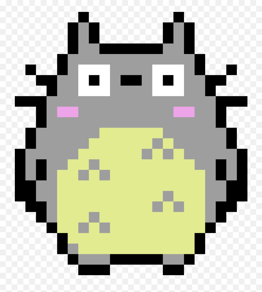 Pixel Art Totoro Transparent Png - Pixel Art Totoro,Totoro Png