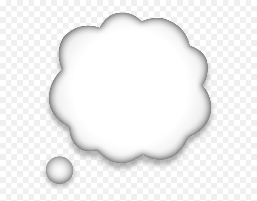 Download Thought Speech Bubble Emoji - Thought Bubble Emoji Png,Text Bubble Png