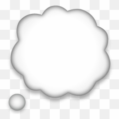 Download Thought Speech Bubble Emoji - Png