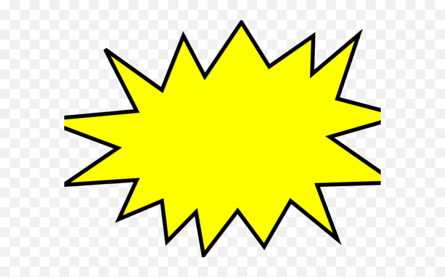 Yellow Star Clipart - Transparent Comic Action Bubble Png,Yellow Stars Png