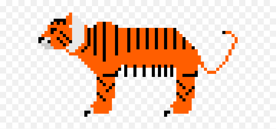 Tigre Pixel Art Maker - Clip Art Png,Tigre Png