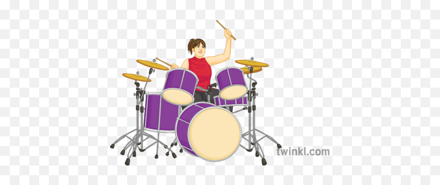 Drummer General People Music Rock Band Instrument Percussion - Drums Png,Rock Band Png