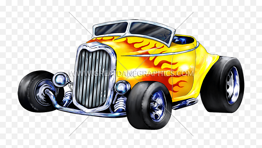 Library Of Hot Rod Car Vector Black And - Hot Rod Cartoon Png,Hot Rod Png
