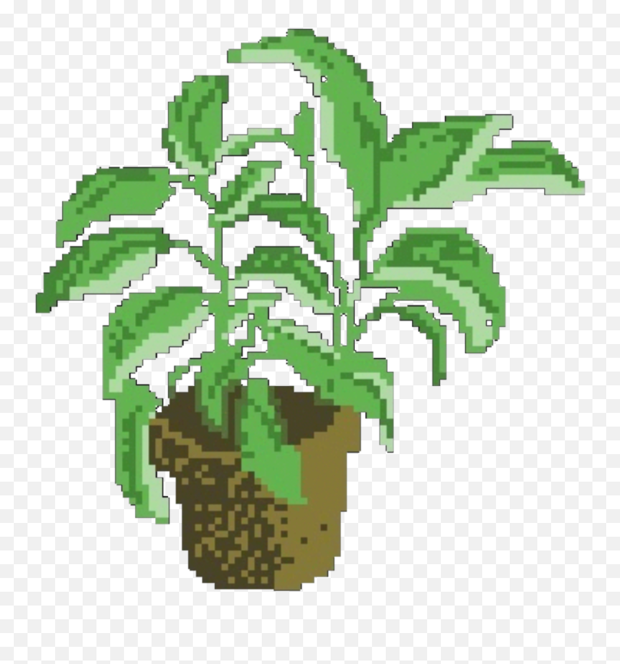 Hd Transparent Plants Aesthetic - Aesthetic Pixel Plant Png,Plant Transparent