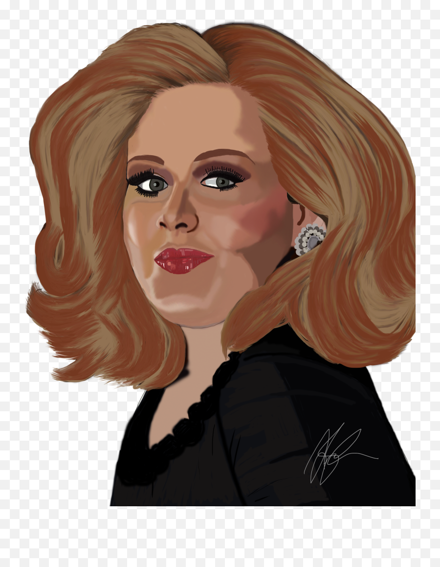Sing Drawing Adele Image Download - Adele Png,Adele Png