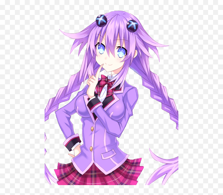 Download View Samegoogleiqdbsaucenao - Anime Girl With Purple Hair And Purple Eyes Png,Anime Heart Png